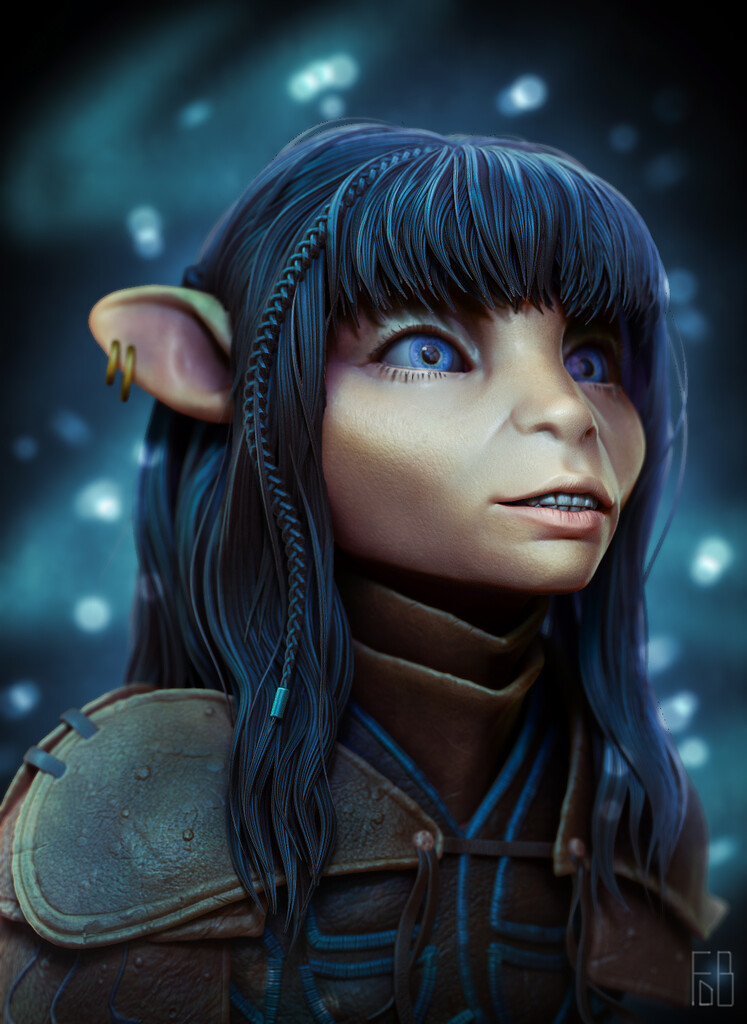 Gelfling Dark Crystal Fan Art Zbrushcentral