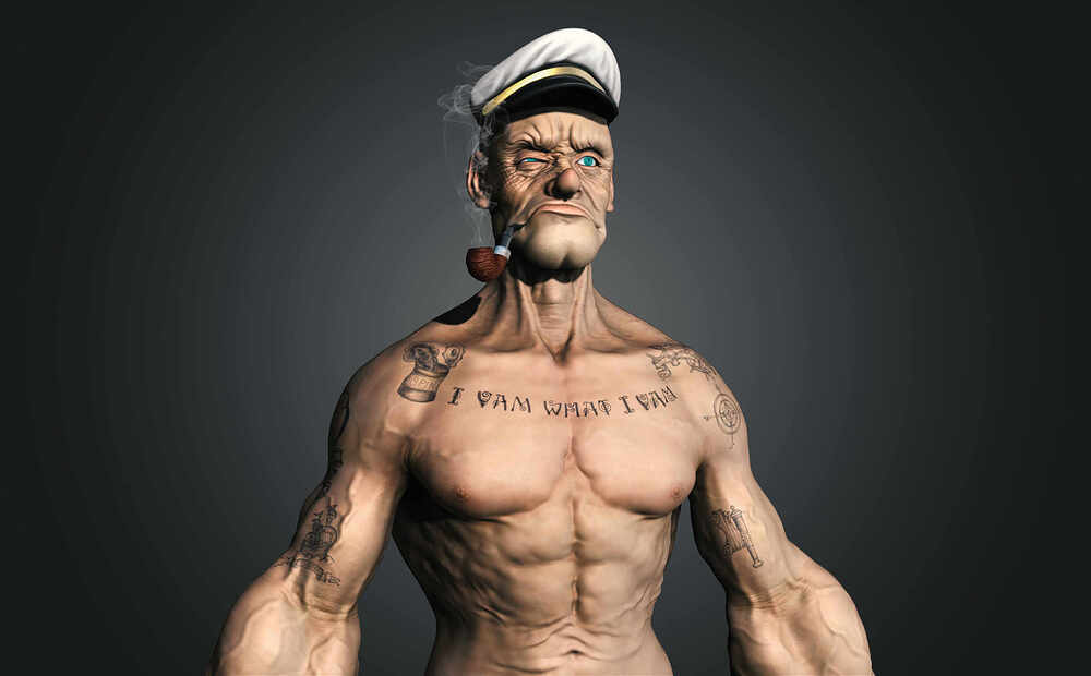 Popeye The Sailor Man ZBrushCentral