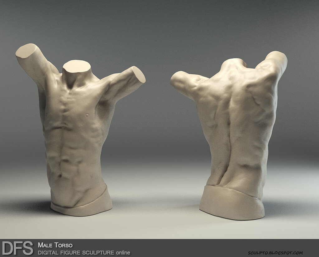 Digital Figure Sculpture Workshop Anatomy Studies - ZBrushCentral