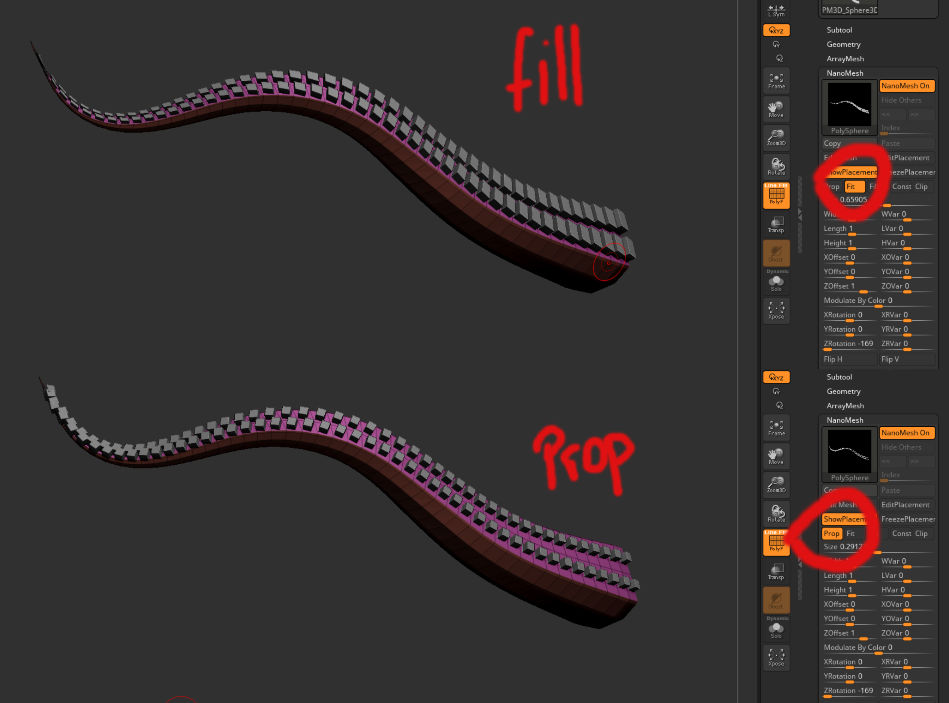 Adding tentacle's suckers automatically - ZBrushCentral