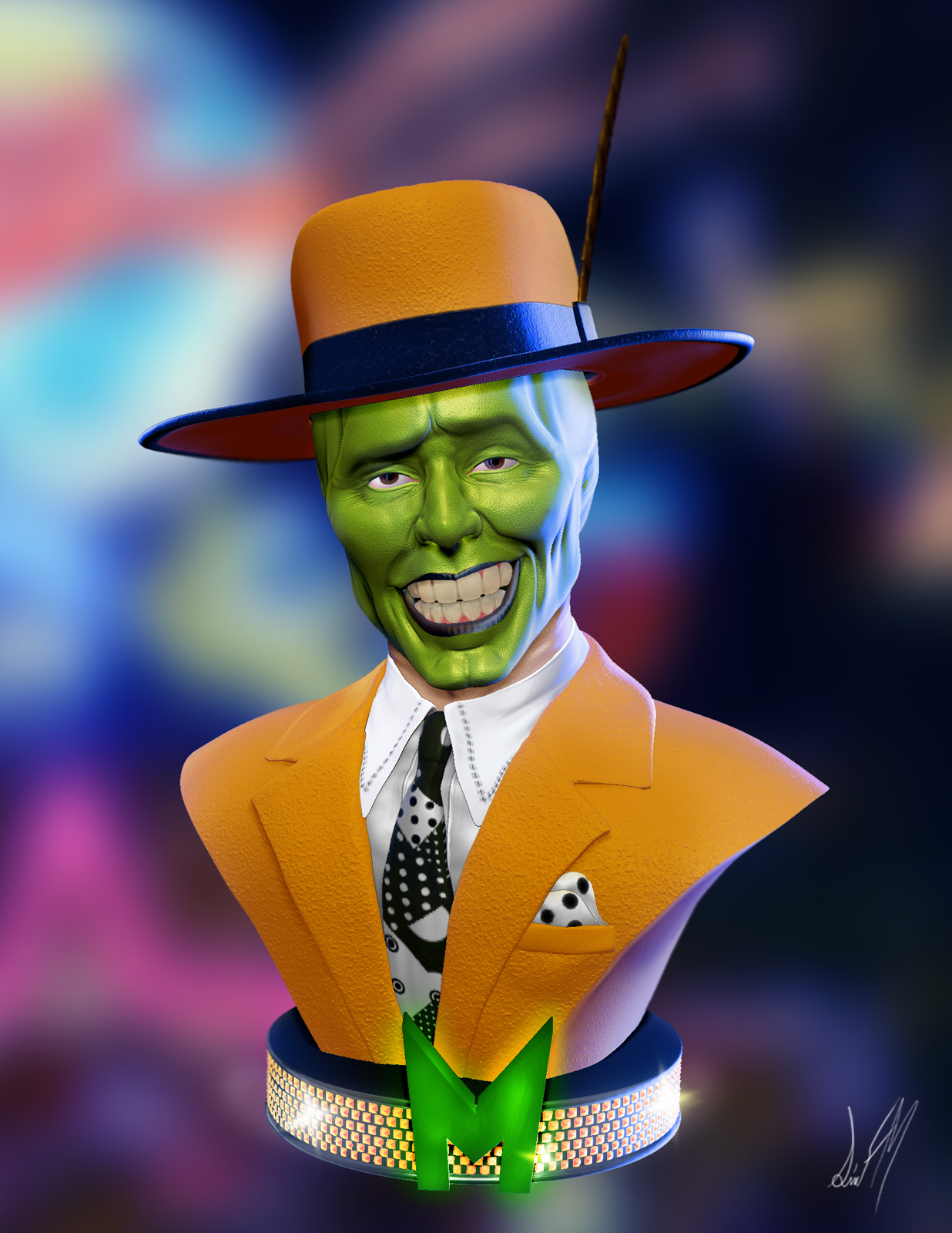 Jim Carrey - The Mask - ZBrushCentral