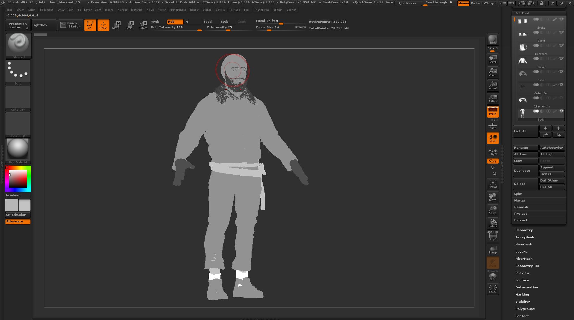Flat Color Viewport Error - ZBrushCentral