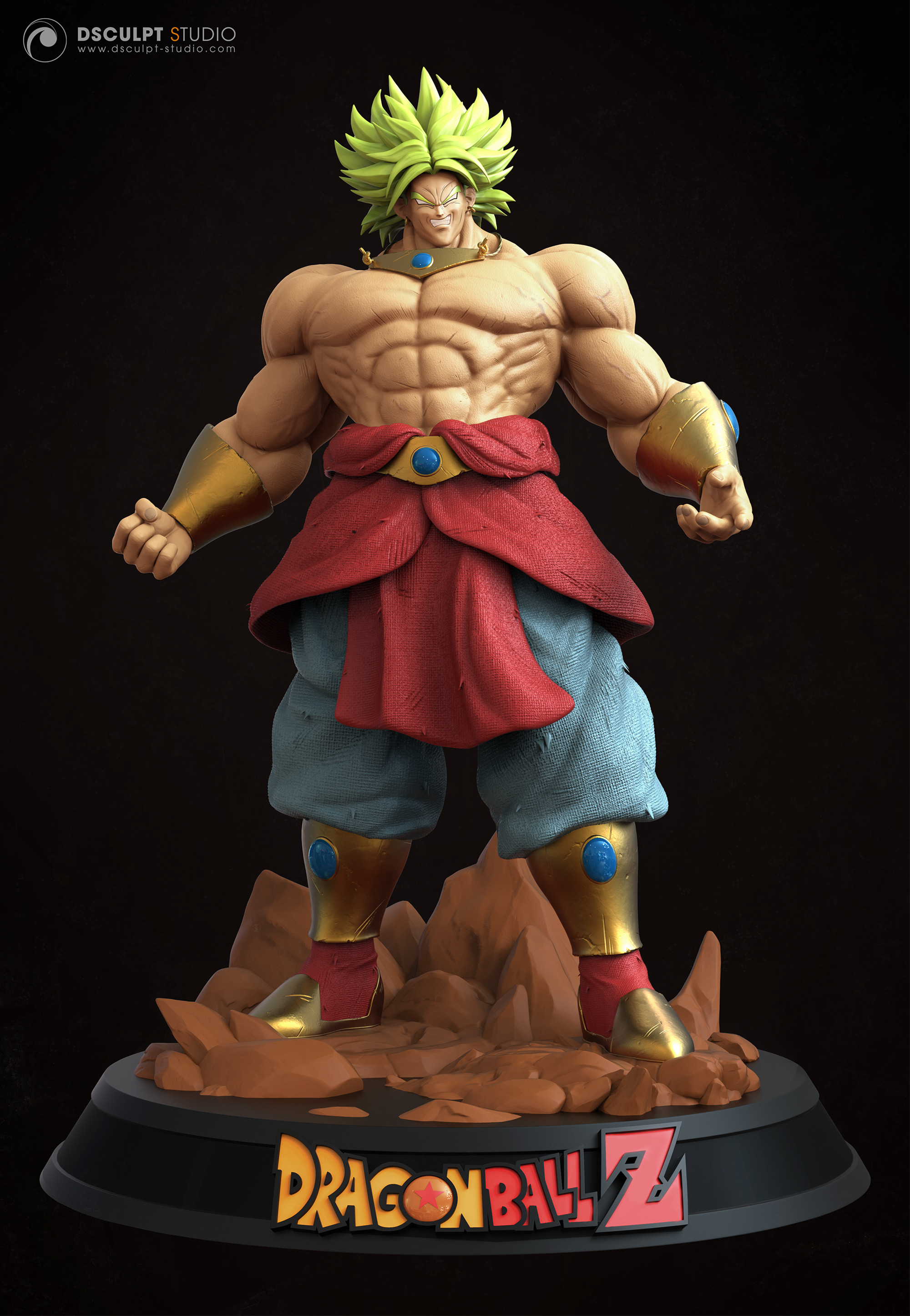 BROLY DRAGON BALL Z - 3D PRINTING PROJECT - ZBrushCentral