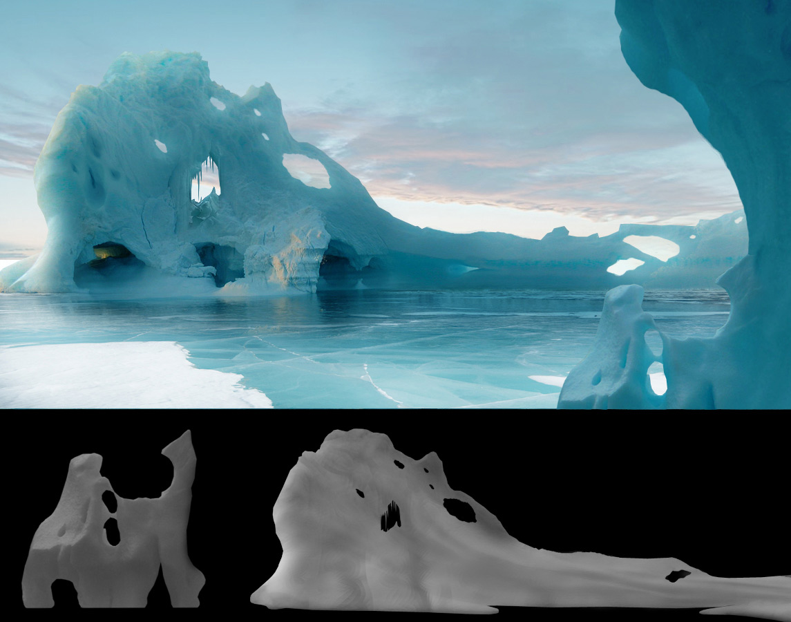 Ice Enviroment 3D Matte-Painting - ZBrushCentral