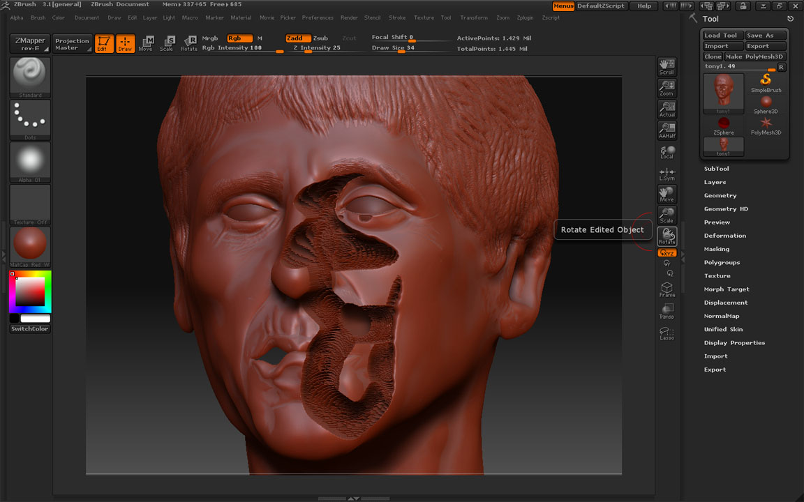 ZBRUSH 3,1 wierd happenings - ZBrushCentral