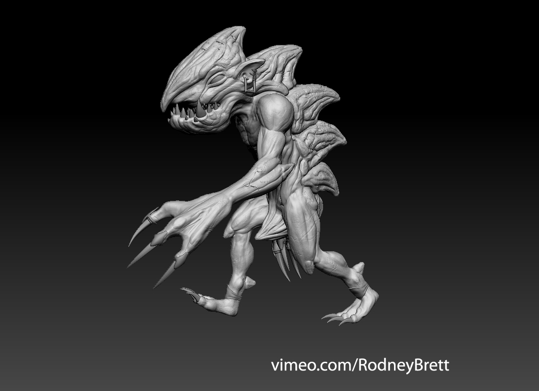 Zbrush 4 animation test with MDD. - ZBrushCentral