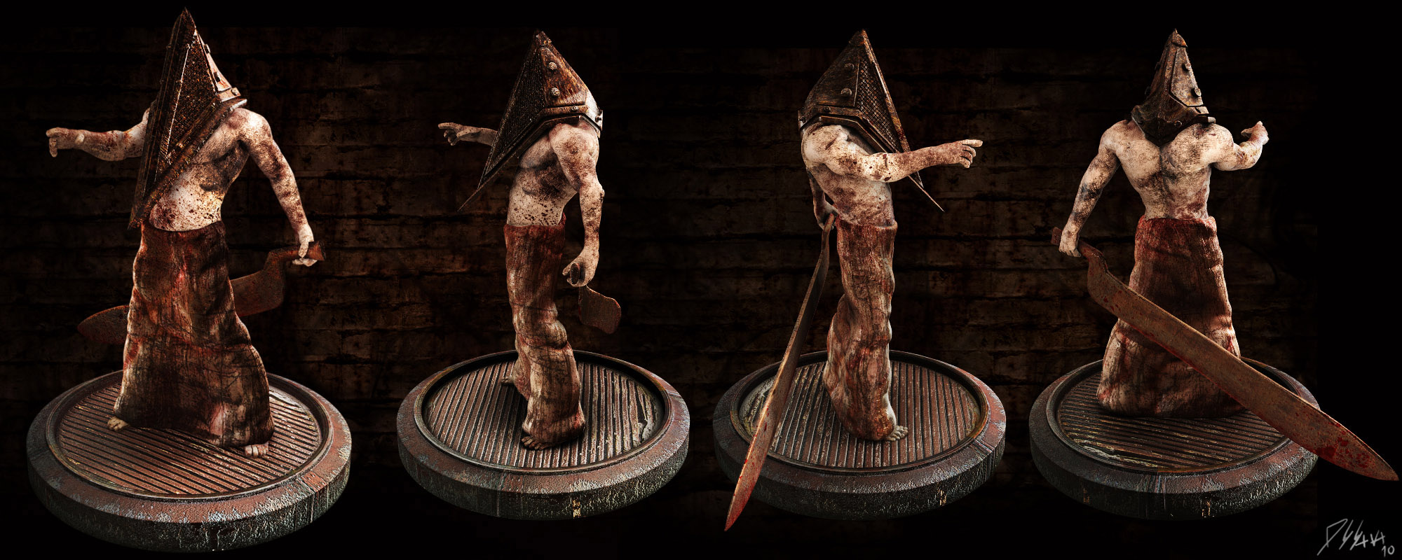 Pyramid head (Silent Hill) WIP - shader help - ZBrushCentral