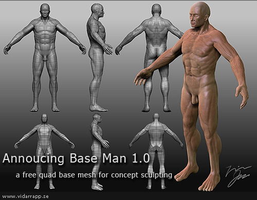 Human Base Mesh (Free z-tool!) - ZBrushCentral