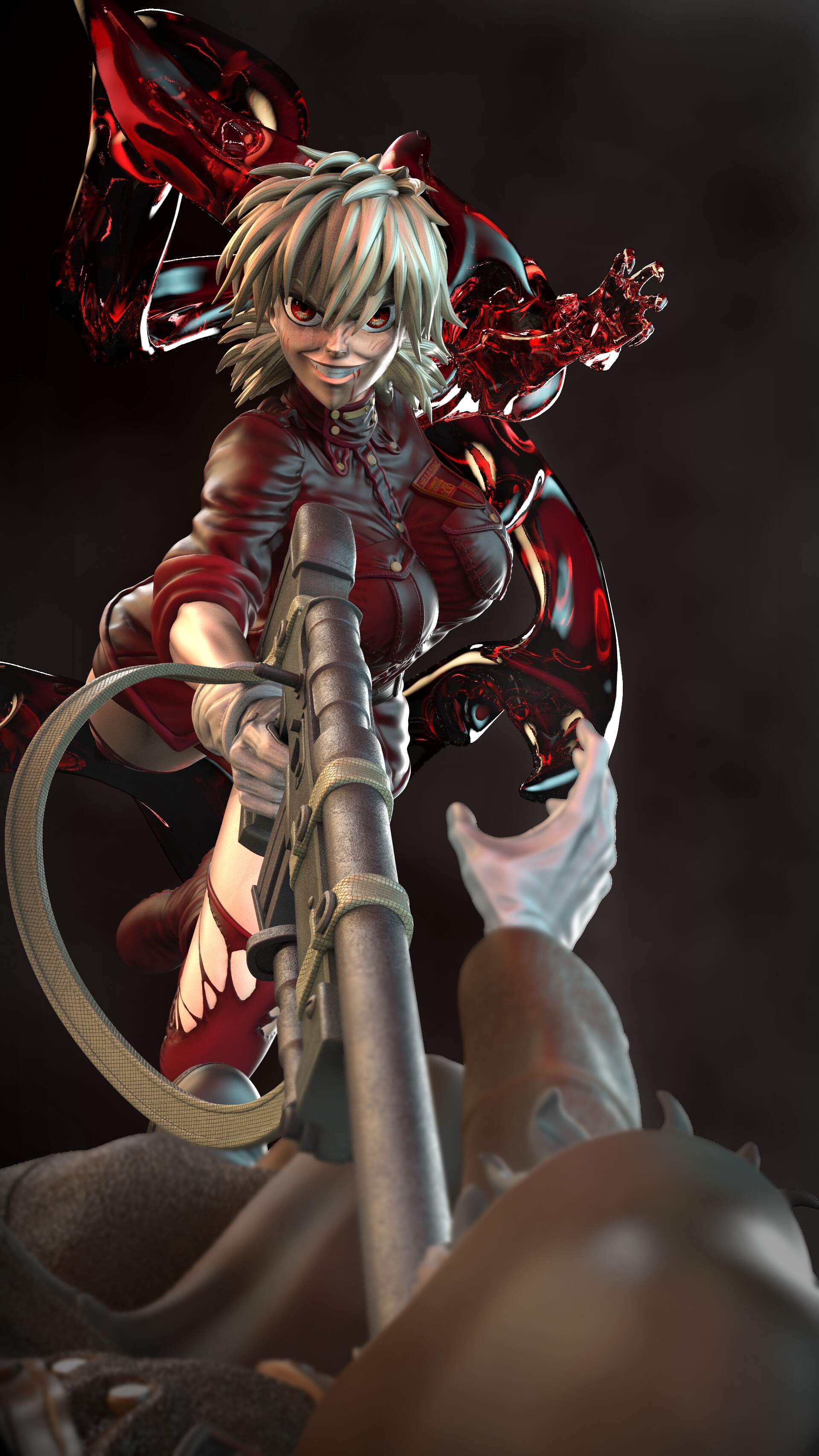 Seras Victoria Fan Art from Hellsing Ultimate - ZBrushCentral