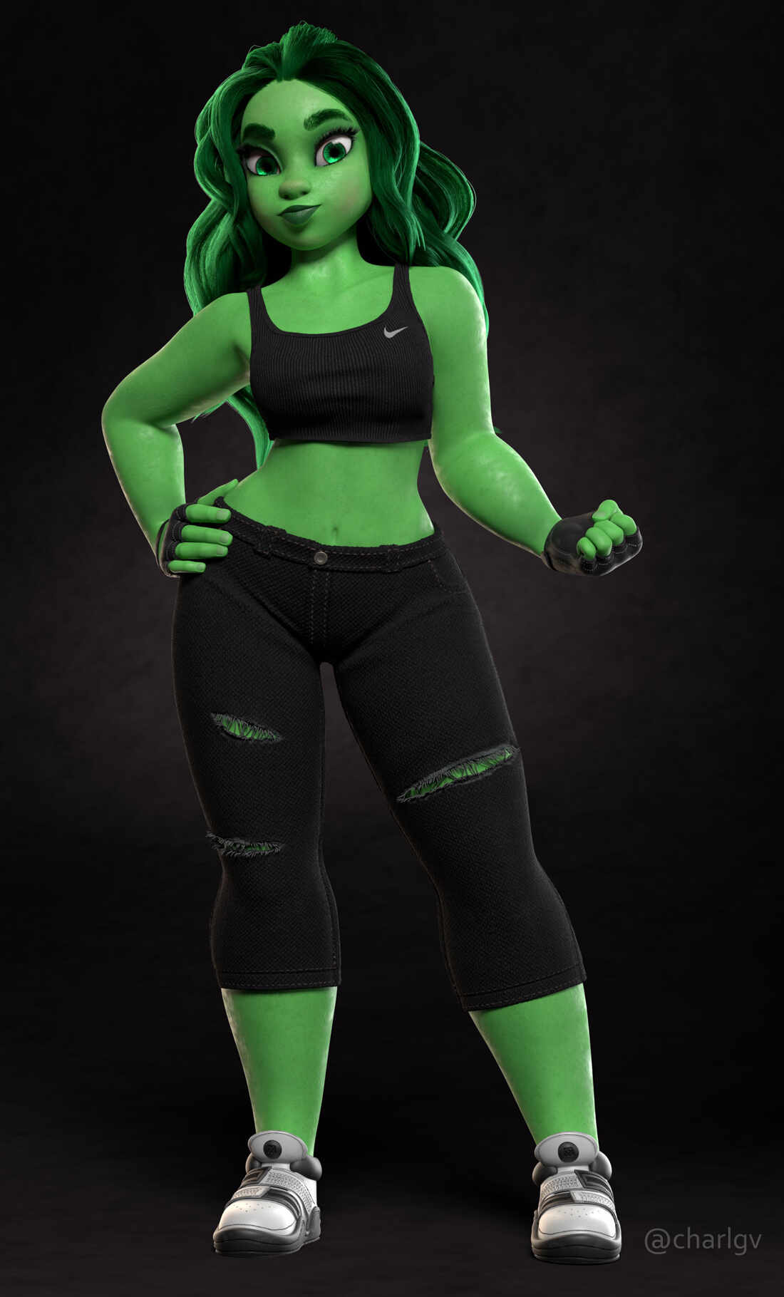 She-Hulk - ZBrushCentral