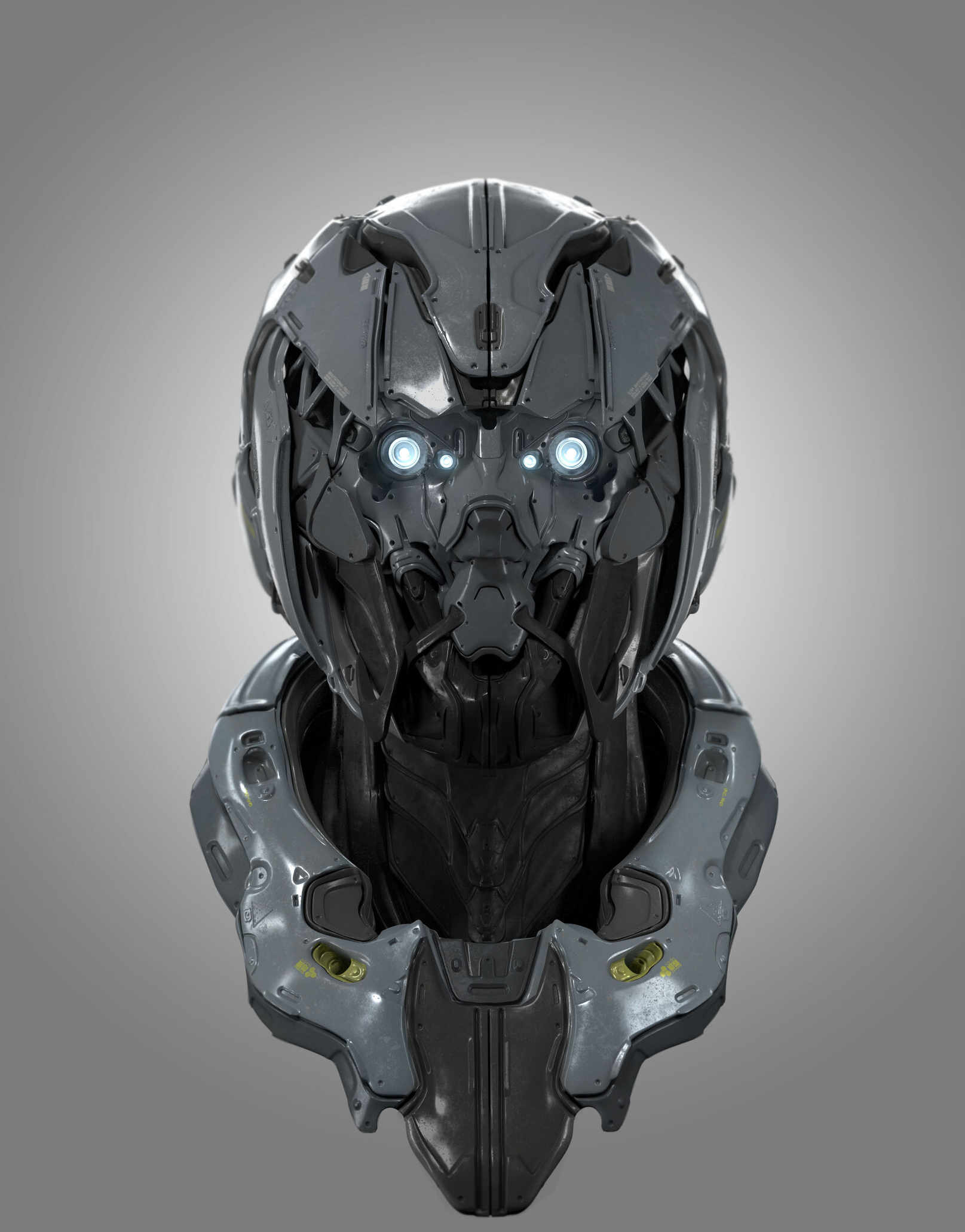 Robot head concept design - ZBrushCentral