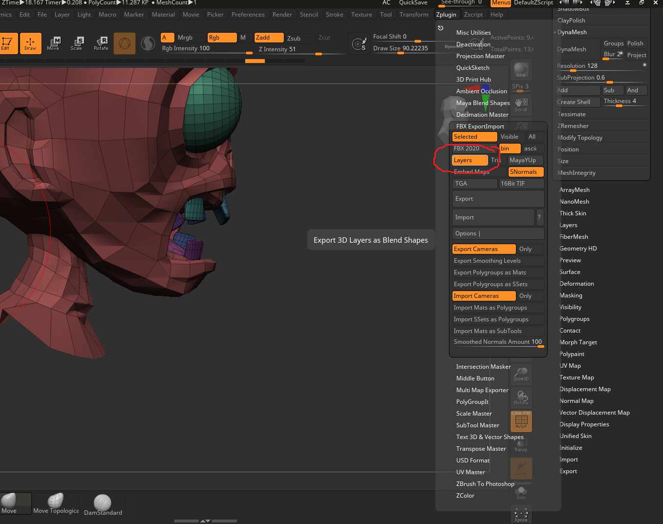 export layers to 3ds max - ZBrushCentral