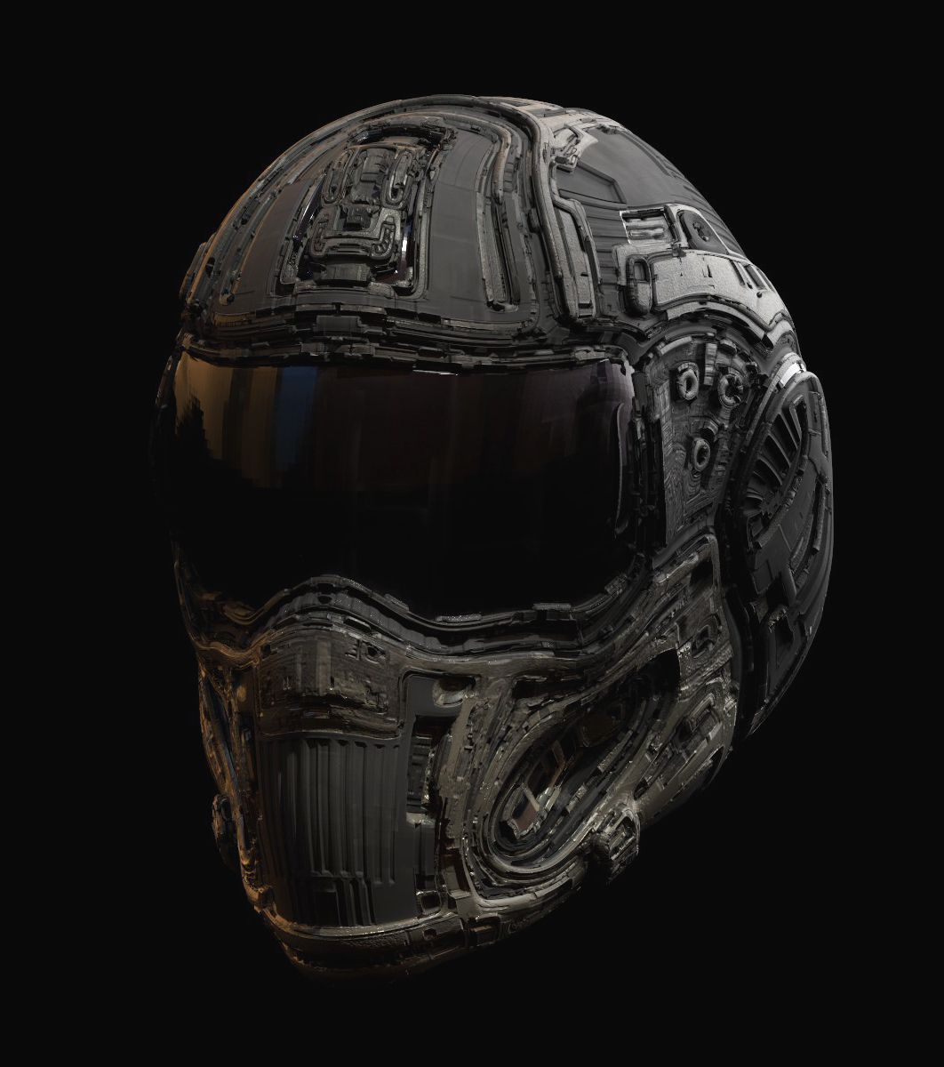 SciFi Helmet - ZBrushCentral