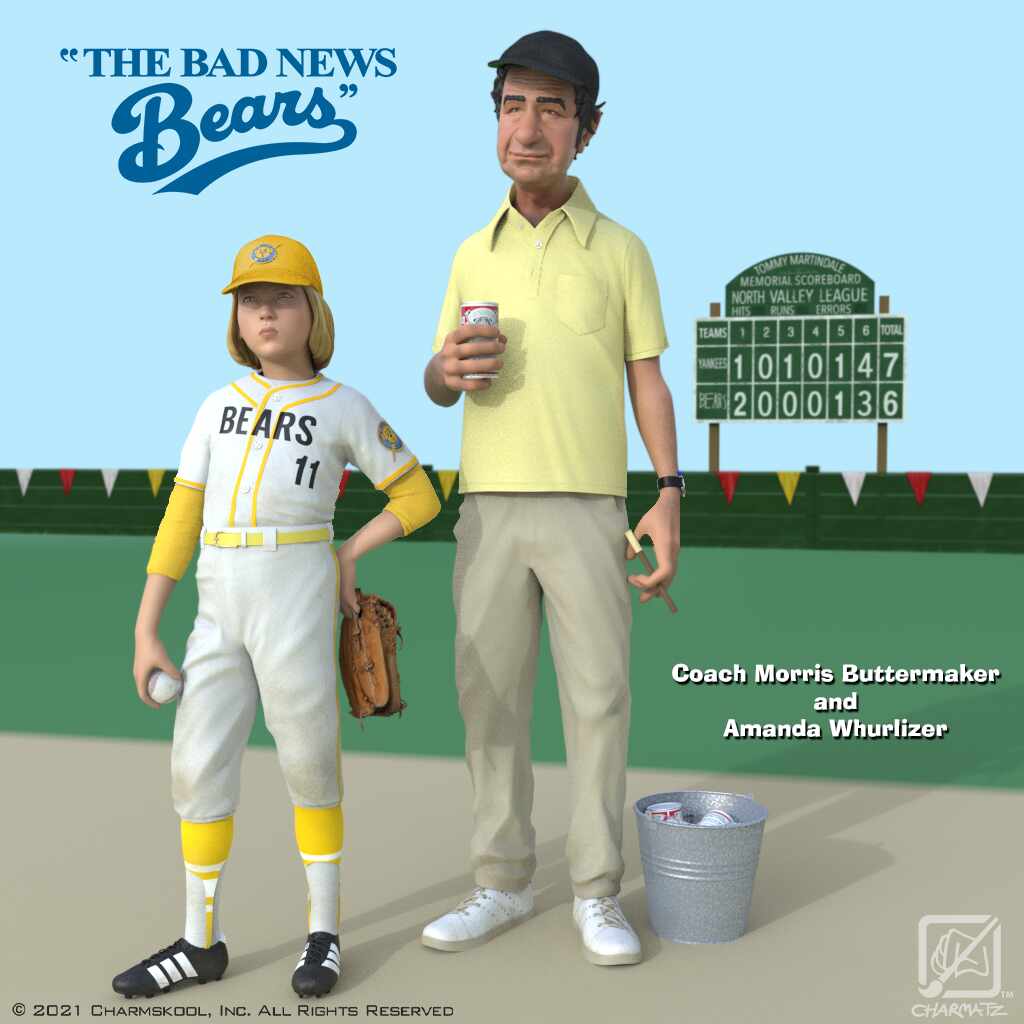 The Bad News Bears ZBrush Caricatures - ZBrushCentral