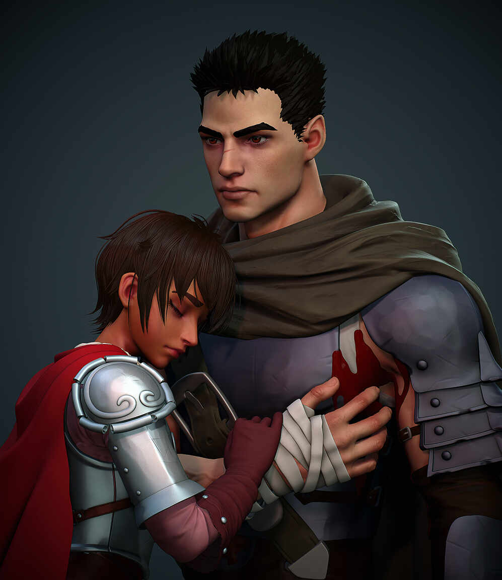 Guts and Casca - ZBrushCentral