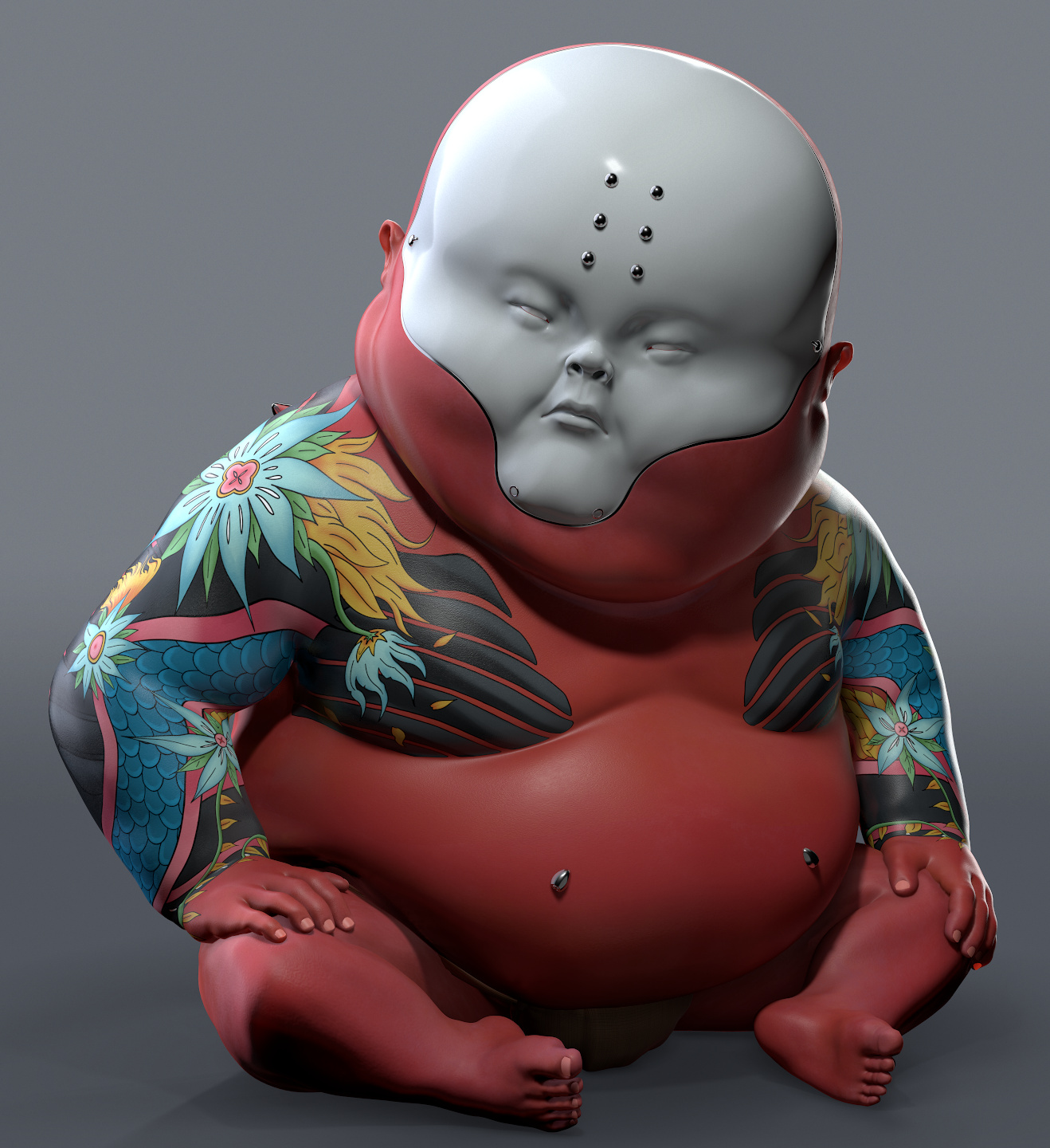 Fat Baby Robot - ZBrushCentral