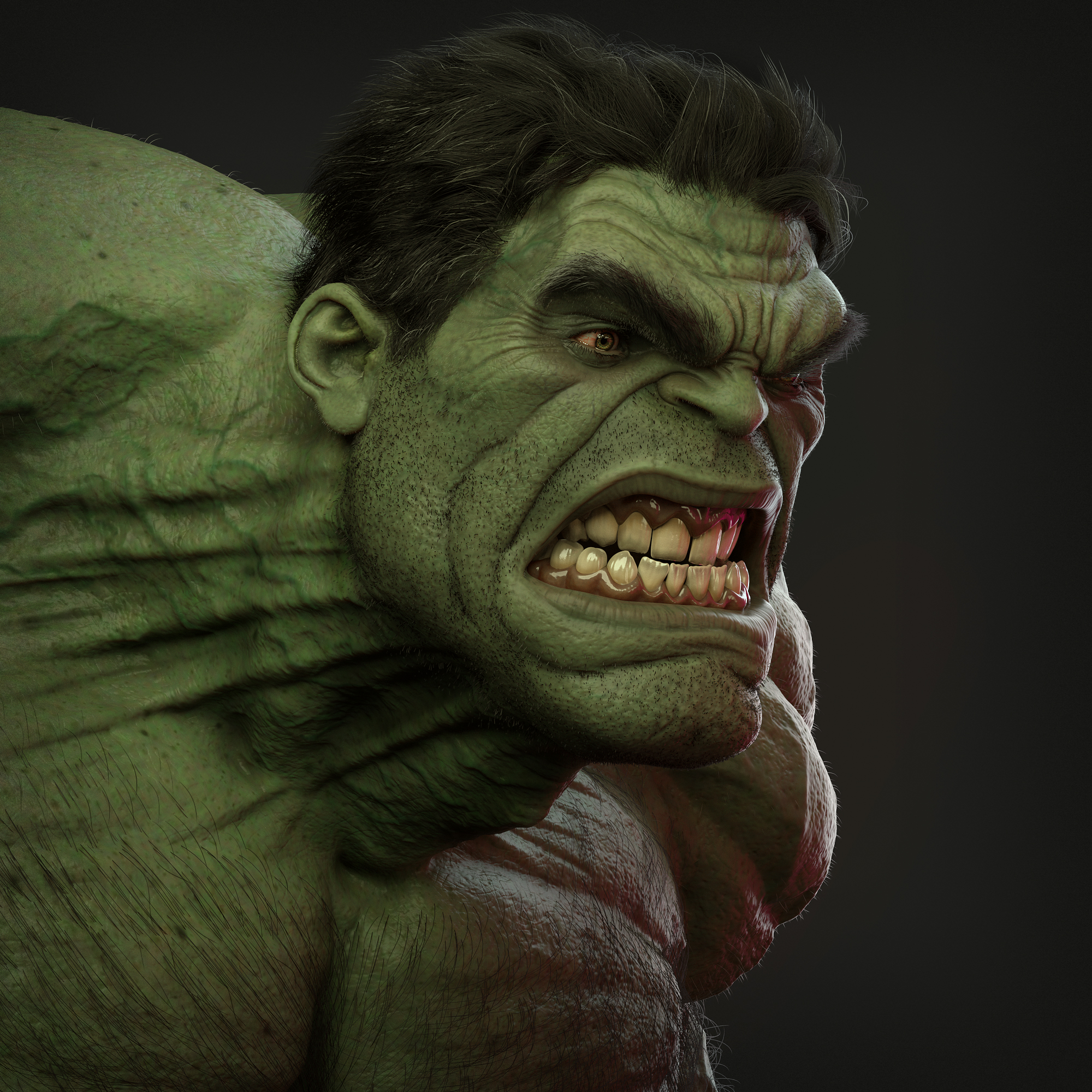 Hulk fan art - ZBrushCentral