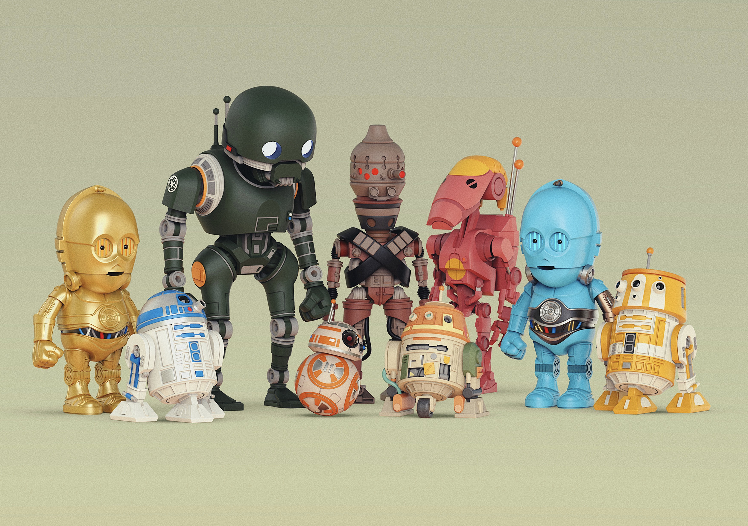 Star Wars Droids Characters - ZBrushCentral