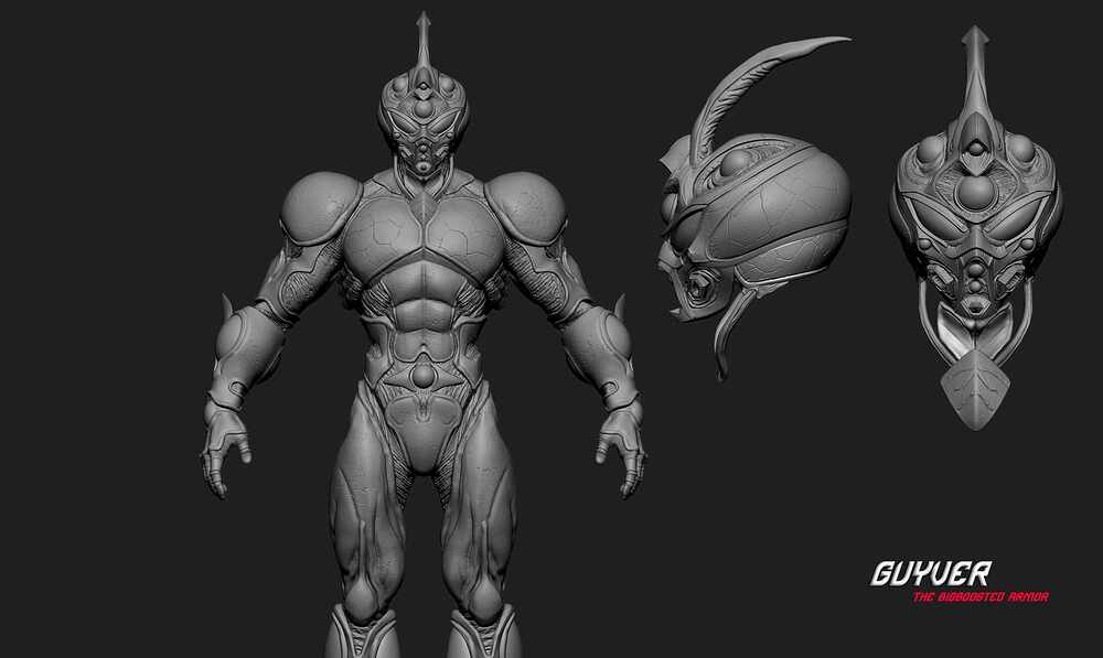 Guyver_High_poly_1