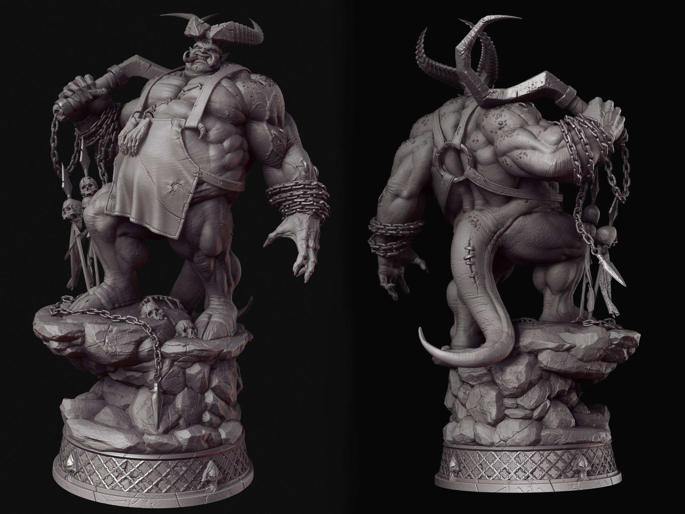 The Butcher Diablo Fan Art ZBrushCentral