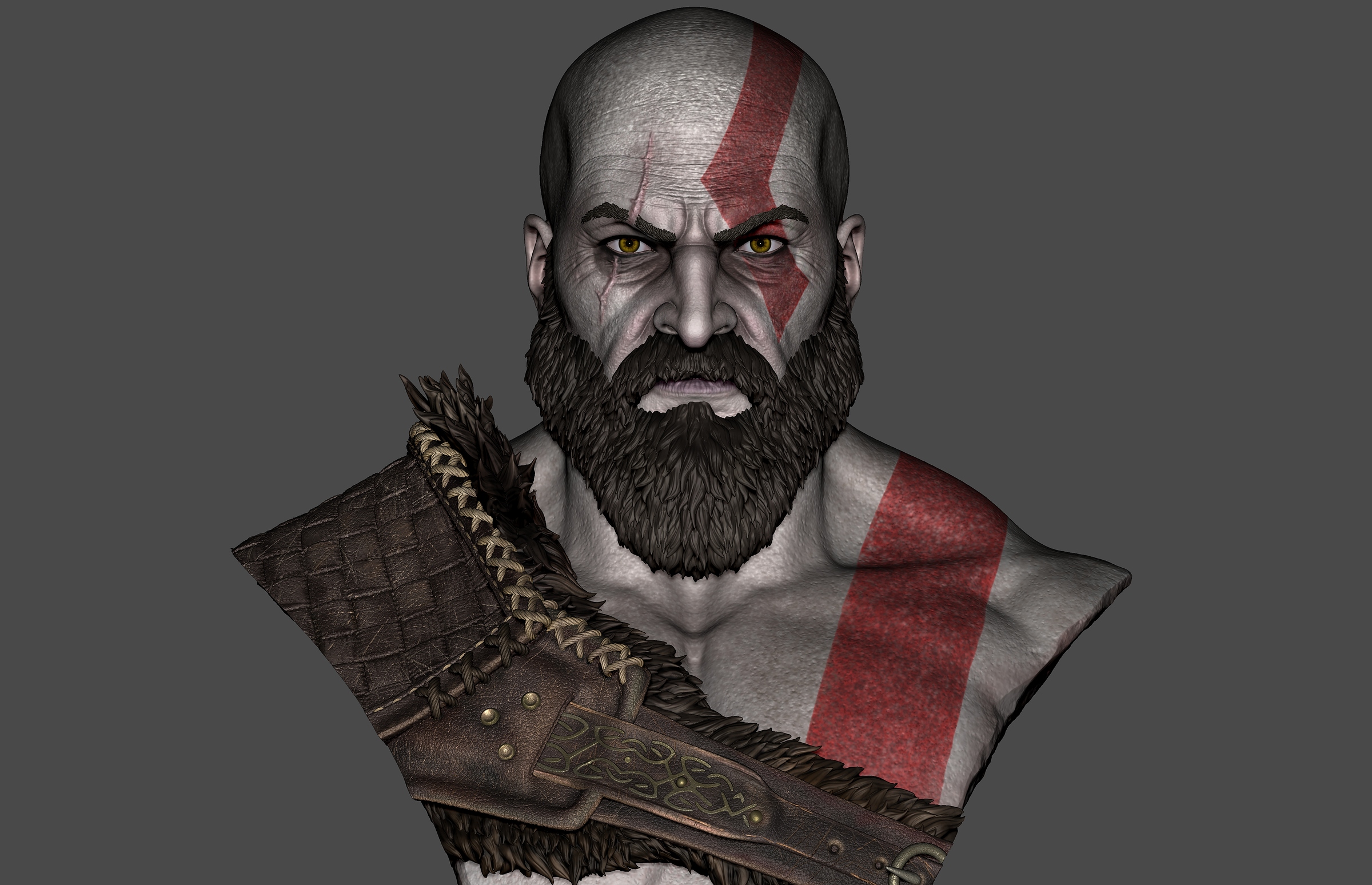 Kratos - Fan Art - ZBrushCentral