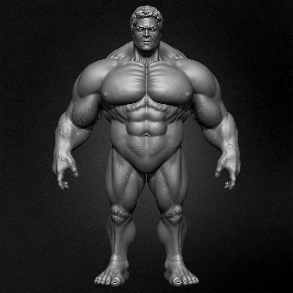 Super Human 3D anatomy Model - ZBrushCentral