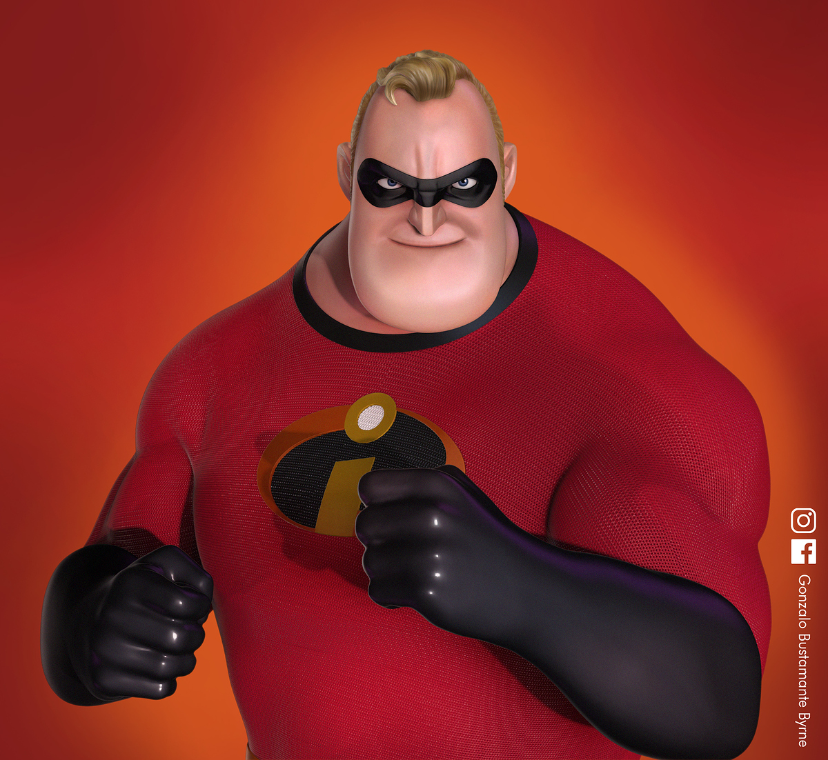 Fan art - Mr. Incredible - ZBrushCentral