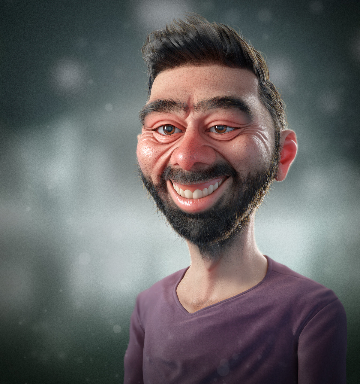 My friend's caricature - ZBrushCentral