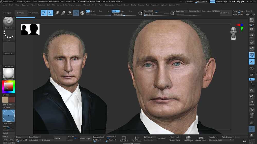 -PUTIN Nosferatu- - ZBrushCentral