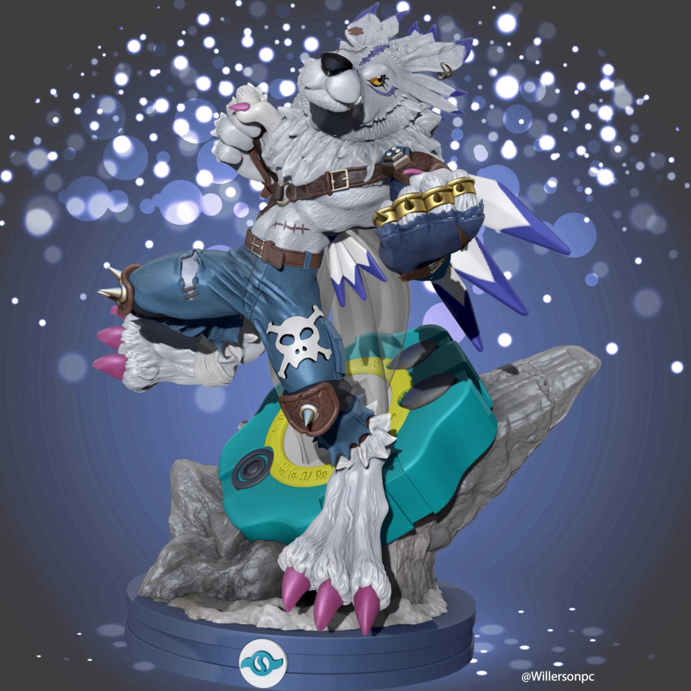 weregarurumon statue