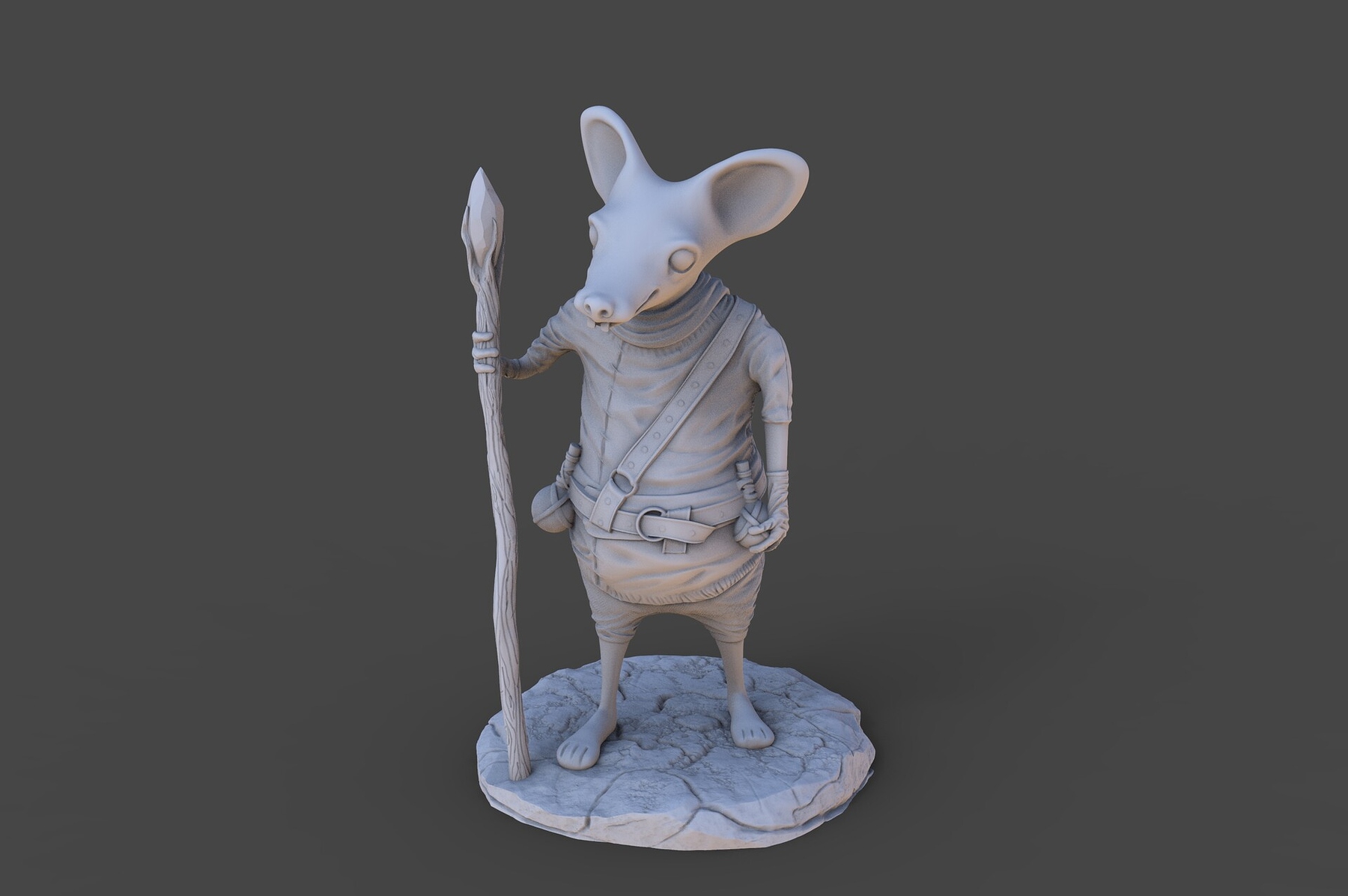 Rat Character for 3D Print - ZBrushCentral