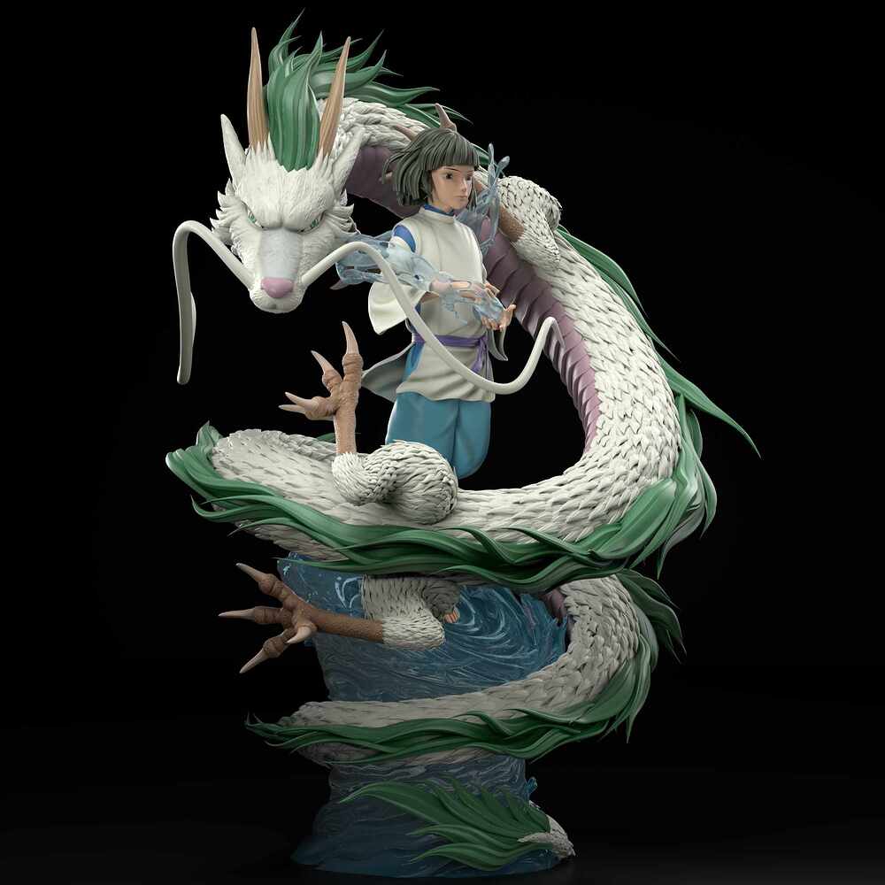 Haku spirited away - ZBrushCentral