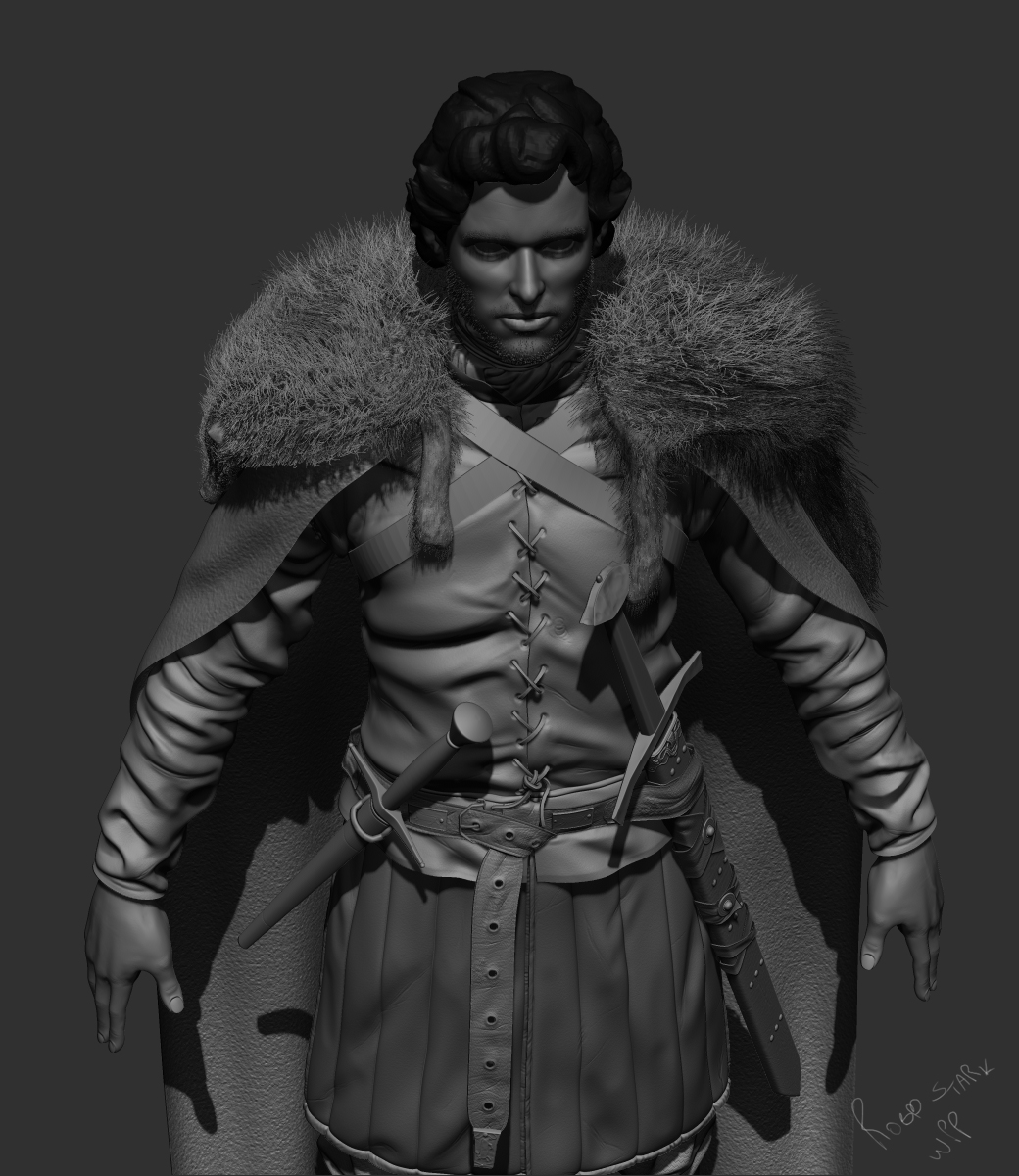 Robb Stark - Game of Thrones - #20 by stefanobernardi - ZBrushCentral