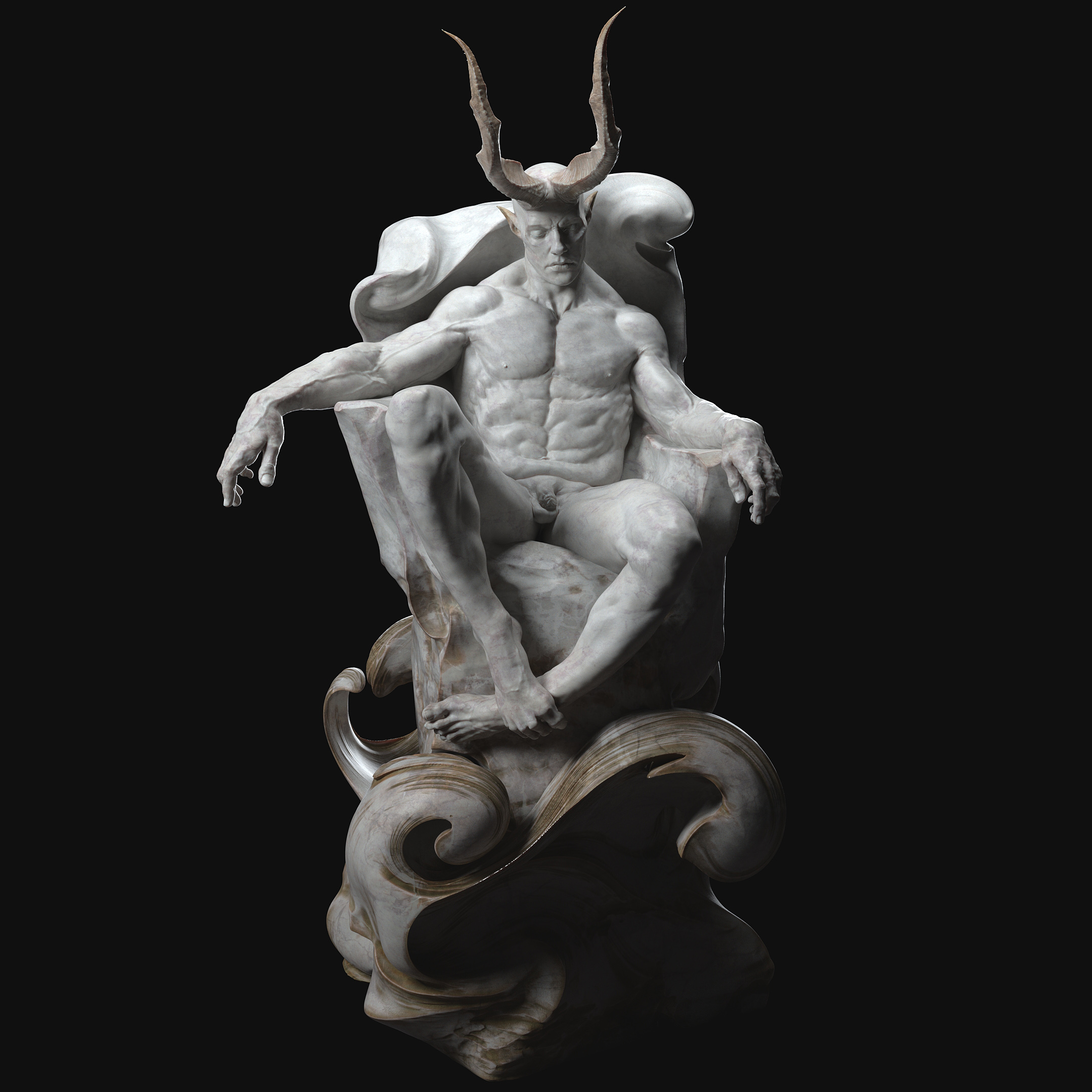 DEMONS - Classical sculpture - ZBrushCentral