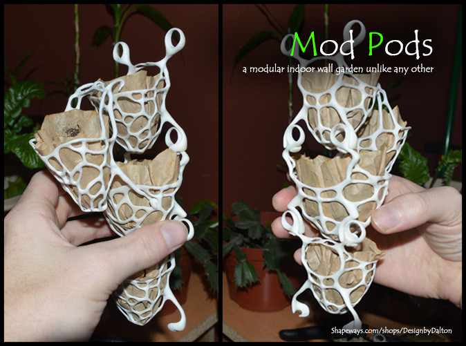 Mod Pods - Zbrush, 3D printing, Vertical Garden - ZBrushCentral