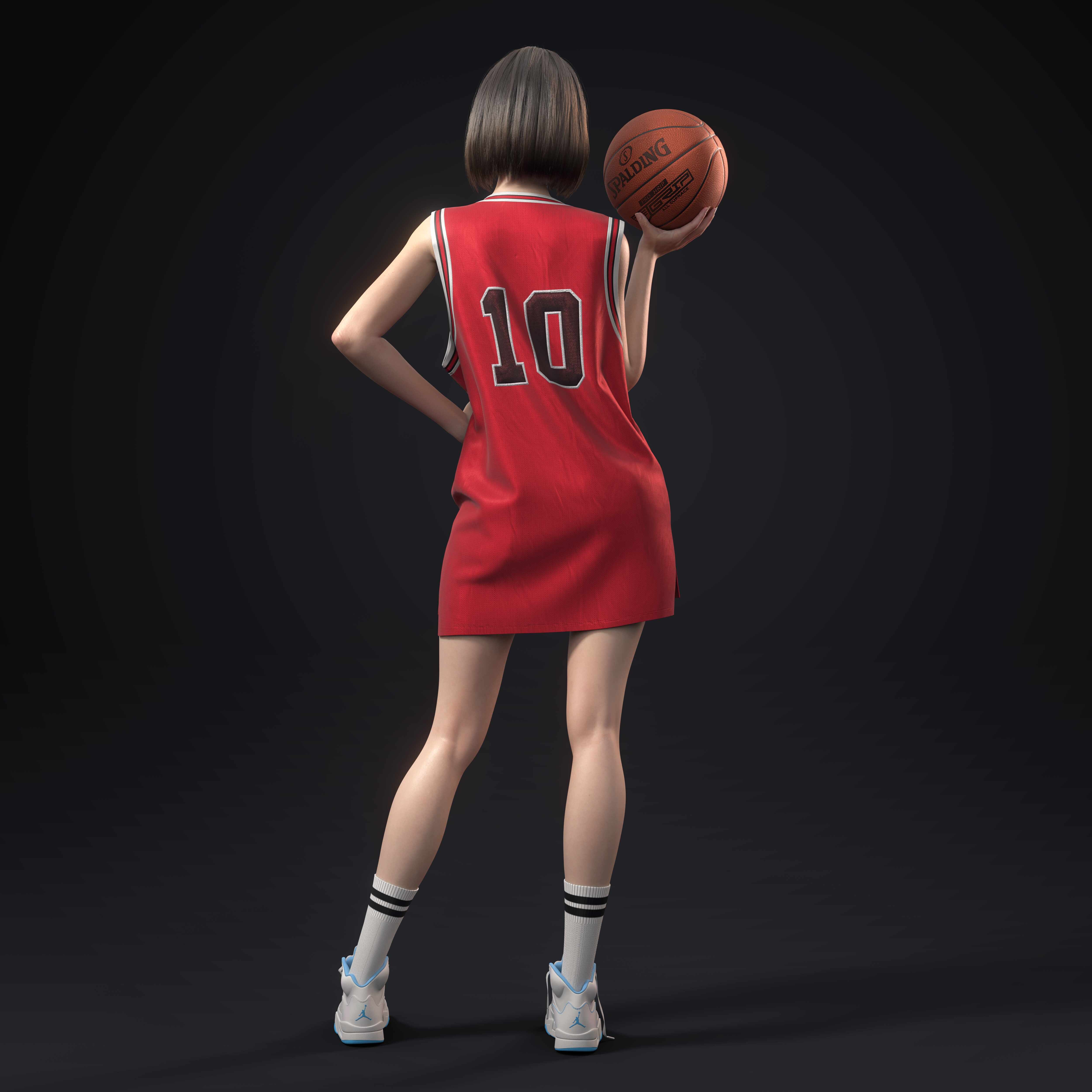 Slam Dunk_赤木晴子 - ZBrushCentral