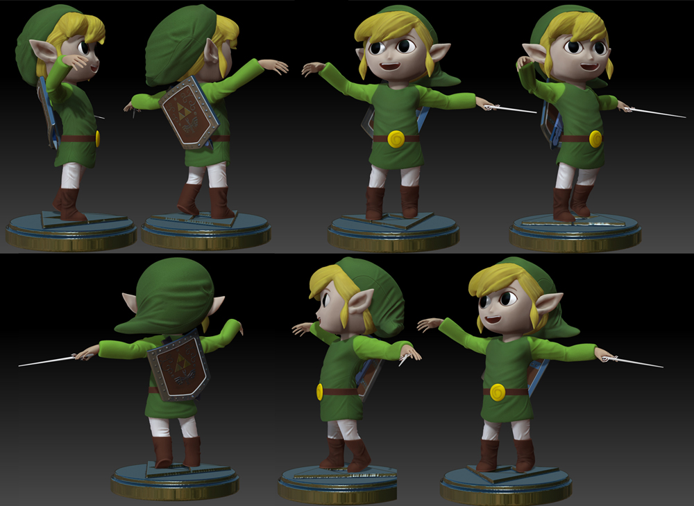 Zelda Characters - ZBrushCentral