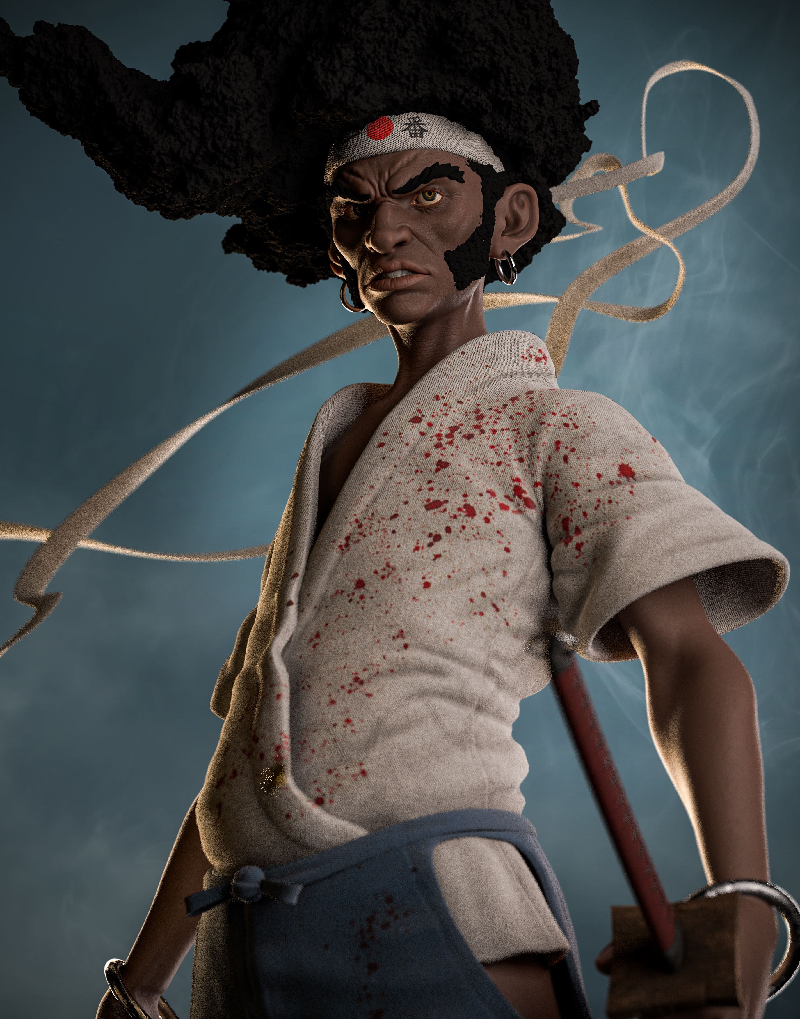 Afro Samurai - Fan Art - ZBrushCentral