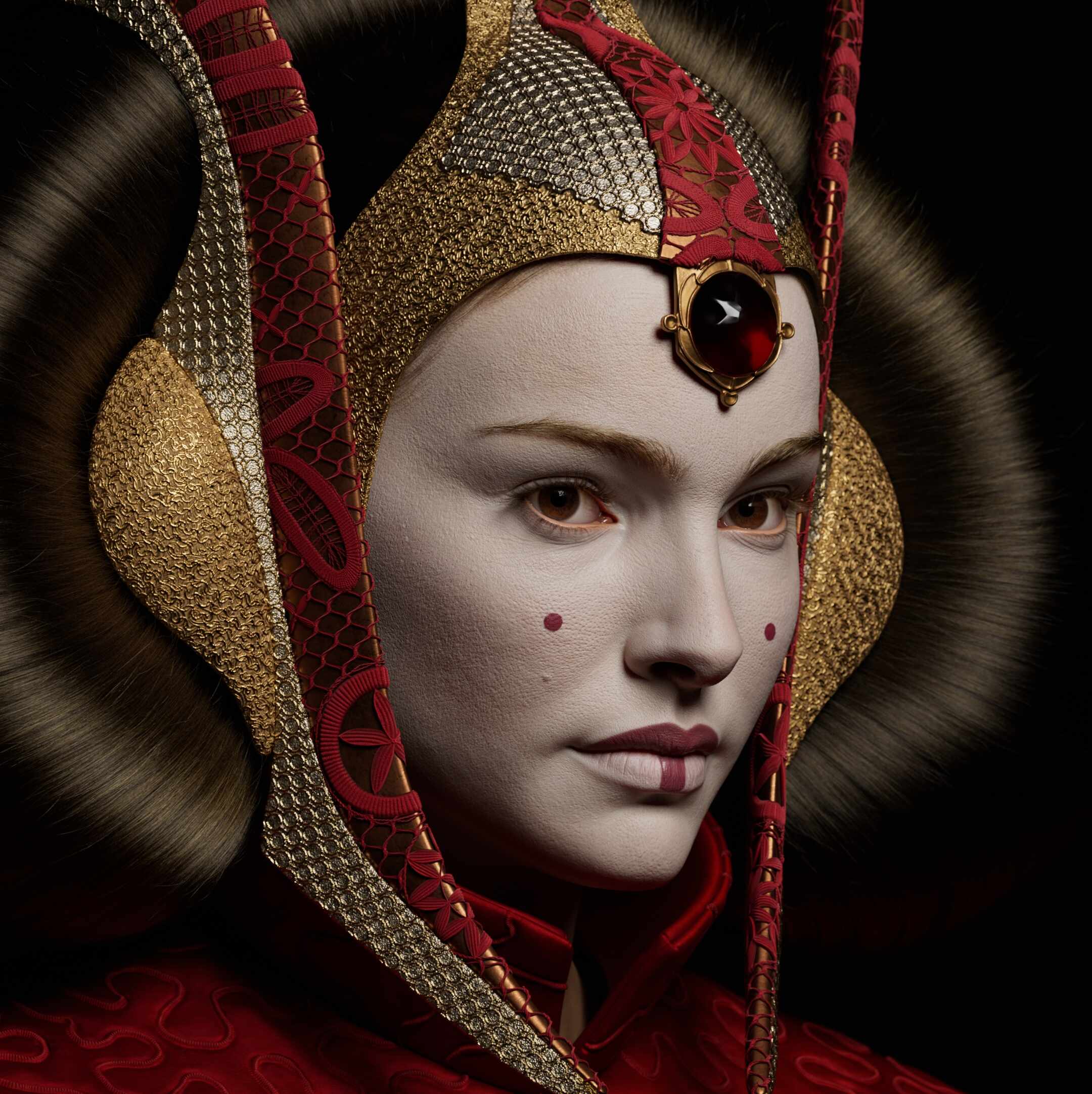 Queen Amidala Zbrushcentral