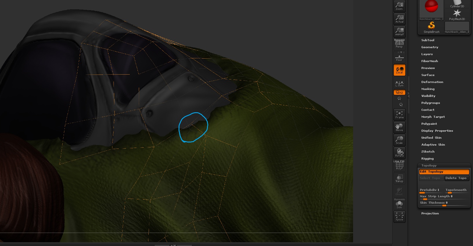 zbrush 4r8 edit topology can you add points