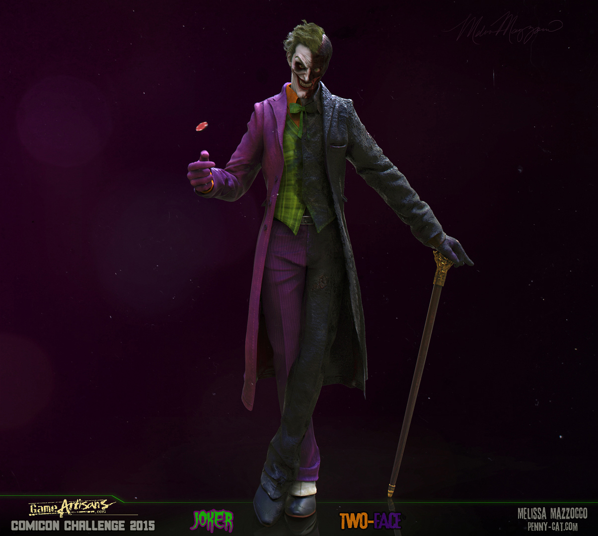 Comicon'15 | 3D | The Joker / Two Face - ZBrushCentral