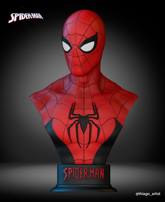 Spider man bust - fanart - ZBrushCentral