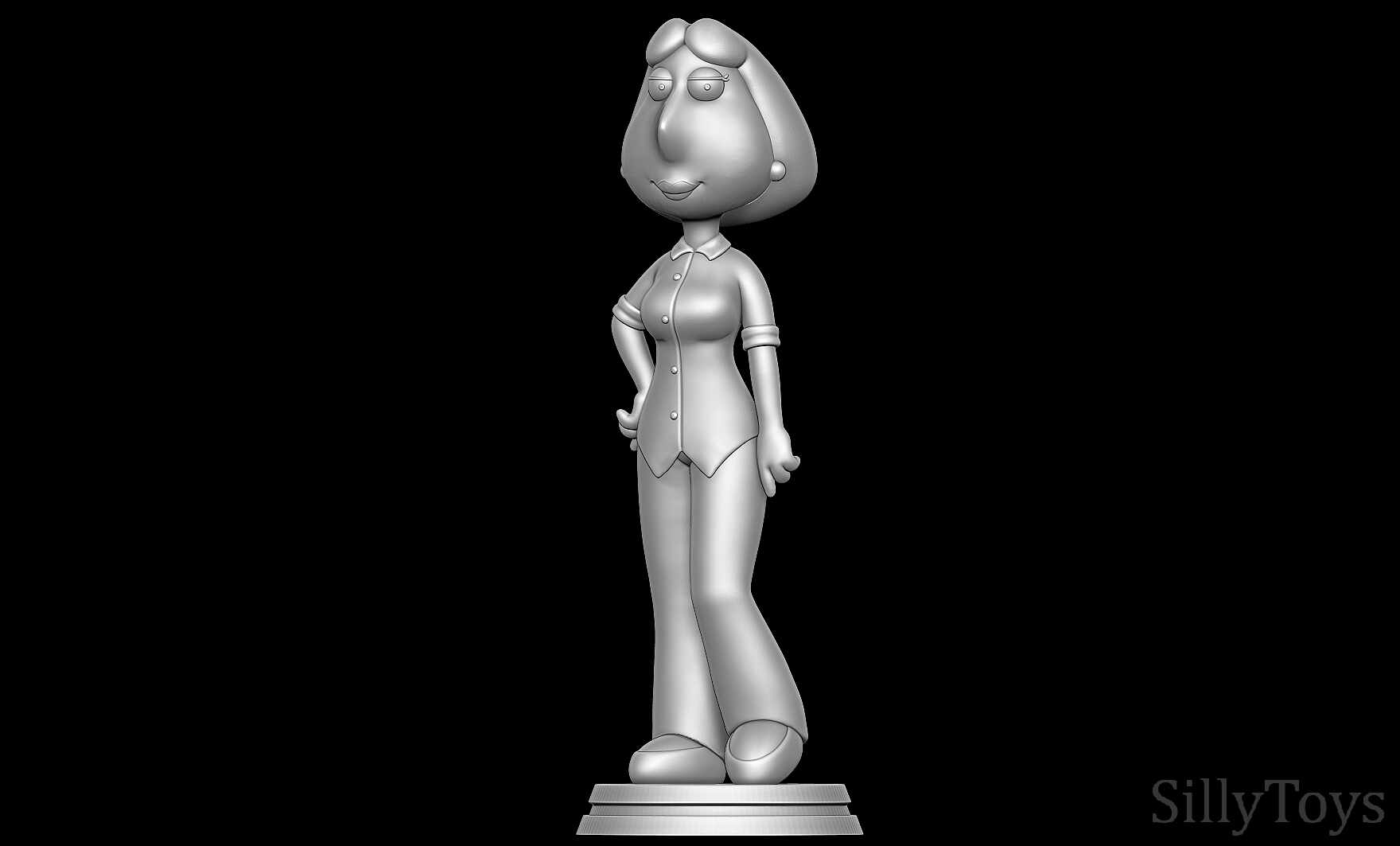 Lois Griffin - Family Guy 3D print model - ZBrushCentral