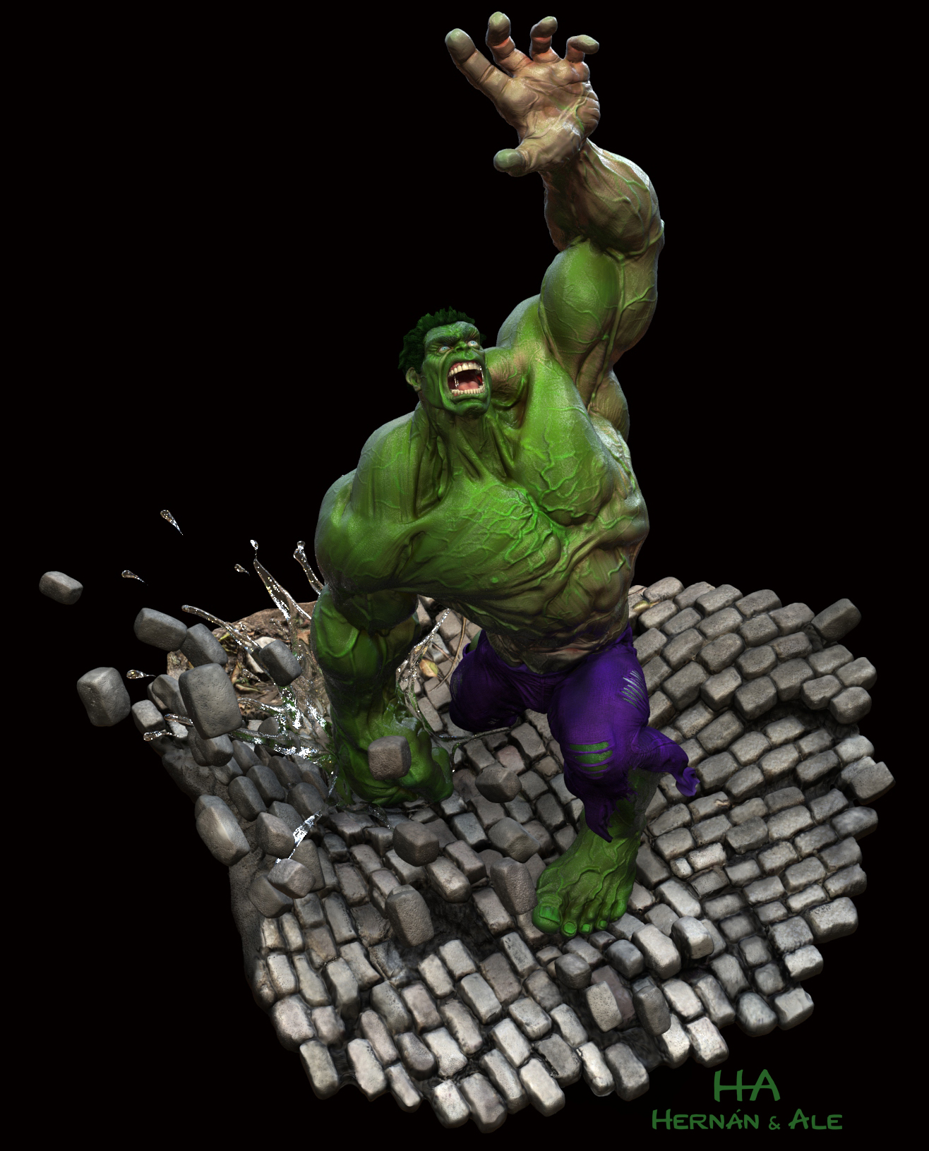 ocupado Movilizar abolir Hulk Transformation - ZBrushCentral