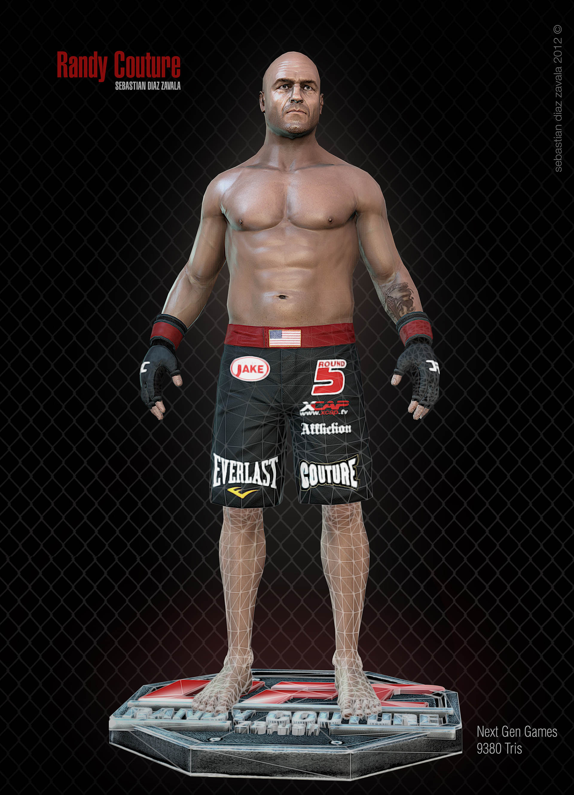 UFC - Randy Couture Next Gen Games - ZBrushCentral