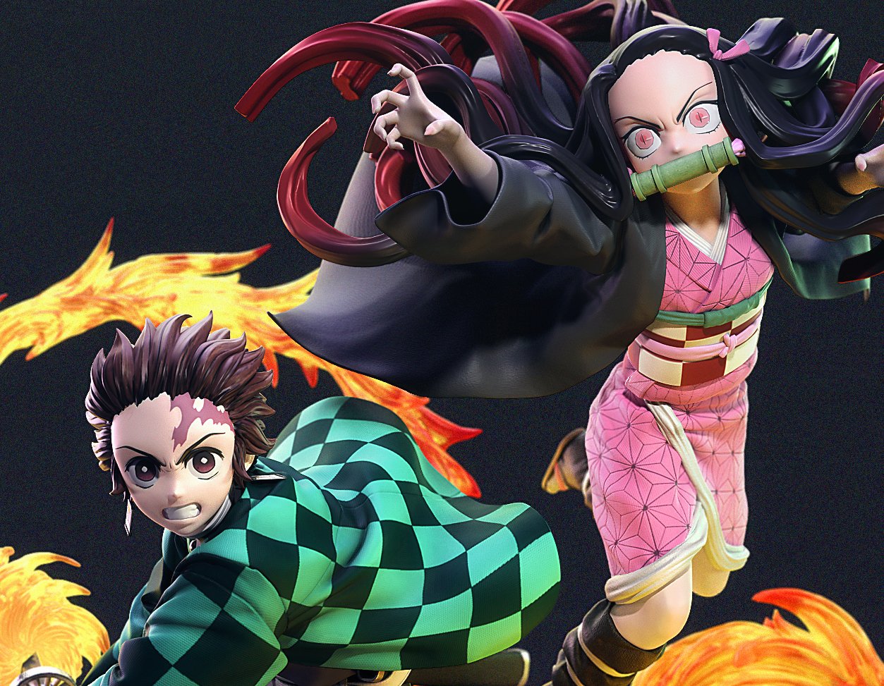 Kimetsu no Yaiba fanart - ZBrushCentral