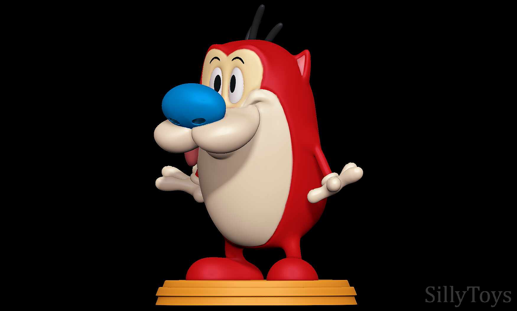 Stimpy - The Ren and Stimpy Show 3D print model - ZBrushCentral