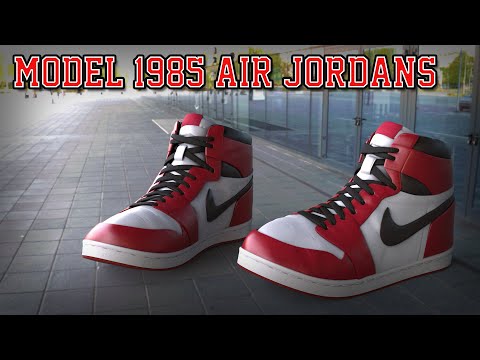Vintage 1985 Nike Air Jordan 1's - ZBrushCentral