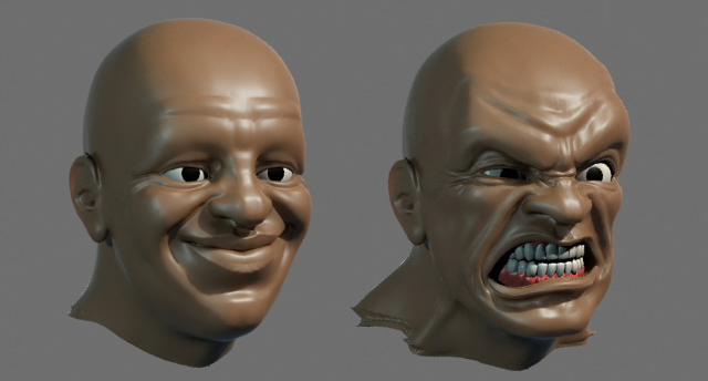 Blending Displacement For Facial Animation In 3DS MAX: SUCCESS!!! -  ZBrushCentral