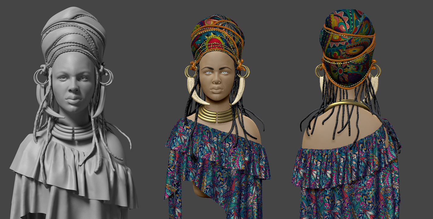 Tribal Head ZBrushCentral   9964ba4404f53c47fbb93174e36447ddbbf1555e 